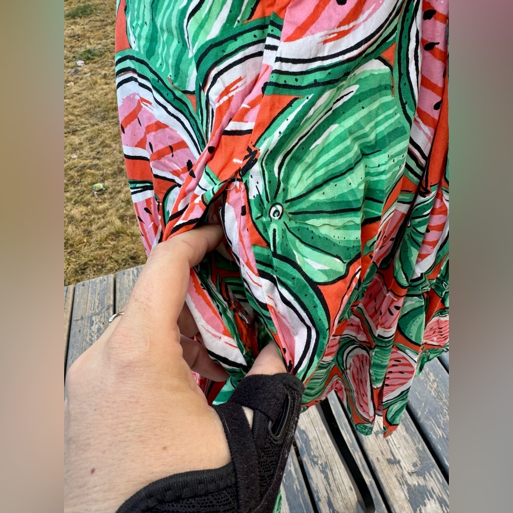 Hell Bunny Watermelon Print Midi Dress - Picture 8 of 17